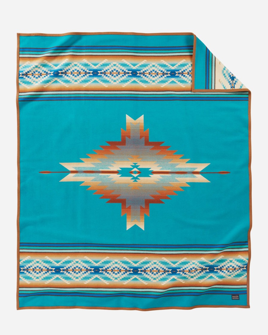 Home Pendleton Wool Blankets | Pagosa Springs Blanket Turquoise